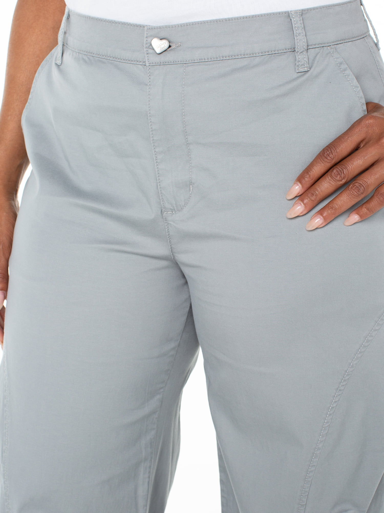 Celebrity Pink Women’s and Women's Plus Wide Leg Cargo Pants, Sizes XS-4X