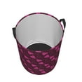 thumbnail image 3 of TEQUAN Waterproof Laundry Hampers, Romance Hearts Flowers Pattern Clothes Storage Basket with Handle (S), 3 of 7