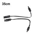 thumbnail image 2 of 1Pair PV Solar Cable Feedthrough 35cm Cable Copper Flat Connection Cable Balcony, 2 of 5