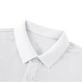 thumbnail image 3 of WEIYLL Boys Polo Shirts Long Sleeve Solid Color Button Down Collar Athletic Student Casual Tops for 9-10 Years, 3 of 3