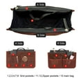 thumbnail image 2 of POINTERTECK Organizer Insert Bag Polyester 20L Large Capacity Cosmetic Liner Bag Portable Multicoloured  Travel Insert Handbag Pouch, 2 of 9