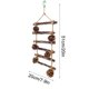 thumbnail image 3 of Hot6sl Ofertas y Liquidaciones Escalera para Loros, Jaula para Loros, Jaula para Pájaros, Jaula para Pájaros de Madera Natural, Jaula para Pájaros para Masticar, Accesorios para Jaulas Colgantes, 3 of 7