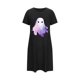 thumbnail image 5 of Camisón corto de talla grande para mujer, camisón de manga corta con estampado de pecho a la moda, camisón para mujer, 5 of 5