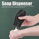 thumbnail image 2 of Dispensador de jabón manual Tipo extruido 240 ml Loción Gel de ducha Champú Botella dispensadora de silicona Hogar Baño Cocina (14 * 6 cm Negro) Rojo Verde, 2 of 5