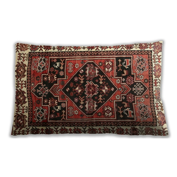 Ahgly Company Outdoor Rectangular Traditional Lumbar Throw Pillow, 13 inch by 19 inch