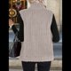thumbnail image 4 of Chaleco Acolchado Sin Mangas para Mujer, Chaqueta con Cremallera, Abrigo de Moda para Otoño y . Gris L, 4 of 7
