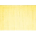 thumbnail image 1 of Ahgly Company Machine Washable Indoor Rectangle Solid Yellow Modern Area Rugs, 5' x 8', 1 of 4