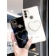 thumbnail image 2 of Funda de lujo con soporte de corazón de amor para Motorola Moto G60 G50 G30 G20 G10 G9 G8 Play E7 Plus Power 5G E20, funda de silicona con soporte chapado Dengxun unisex, 2 of 2