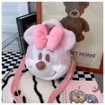 thumbnail image 1 of Bolso de hombro de felpa de dibujos animados de Disney, bolso de felpa de Mickey, bolso de mensajero de Anime peludo, bolso cruzado informal, mochila peluda Kawaii, 1 of 3