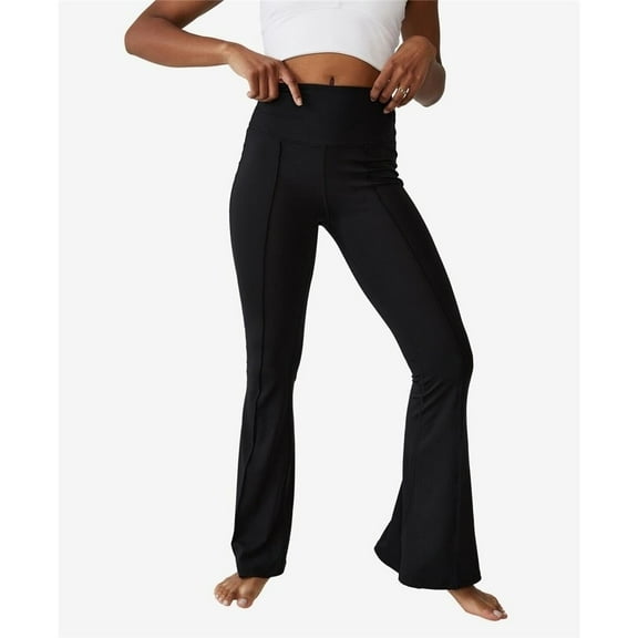 COTTON ON Ladies Contouring Yoga Flare Pants, FLARE BLACK, L New with box/tags