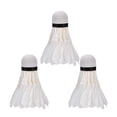 thumbnail image 1 of Lot de 3 volants de badminton pour entraînement sportif en extérieur et en intérieur, 1 of 4