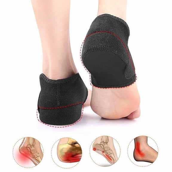 1 Pair Gel Heel Cups – Invisible Foot Cushions for Comfort, Support, and Subtle Lift