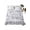Haze blue, variant on Twin Size Flat Sheet Only, Black Flower Soft Brushed Microfiber Bed Sheets, Vintage Farmhouse Boho Leaf Spring Plant Hotel Quality Breathable Bedding Top Sheet, Easy Care, 66"x96"