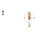 thumbnail image 1 of Figura Decorativa De Mesa Con Grandes Números Romanos, Reloj De Pared Silencioso, Estatua Decorativa Para Entrada, Chimenea, Dormitorio, Decoración Del Hogar, Regalo De Inauguración De La, 1 of 8