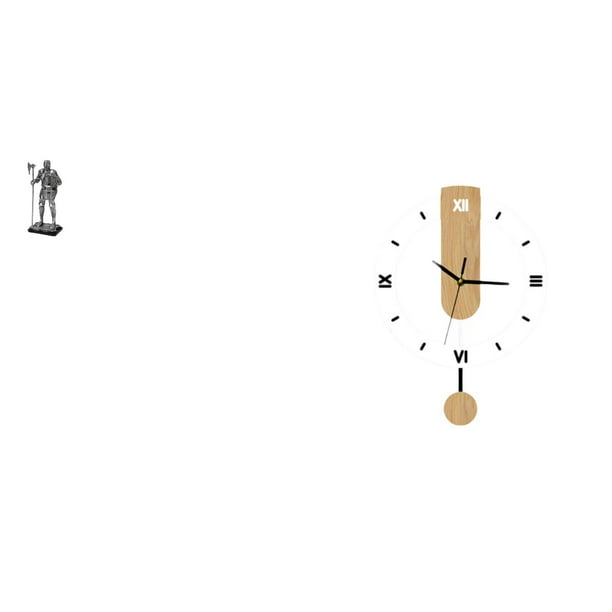 Figura Decorativa De Mesa Con Grandes Números Romanos, Reloj De Pared Silencioso, Estatua Decorativa Para Entrada, Chimenea, Dormitorio, Decoración Del Hogar, Regalo De Inauguración De La