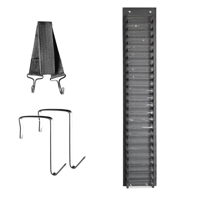 24 Compartments Craft Storage Organizer Roll Holder Hanging Closet Rack Wall Studio or Over Door