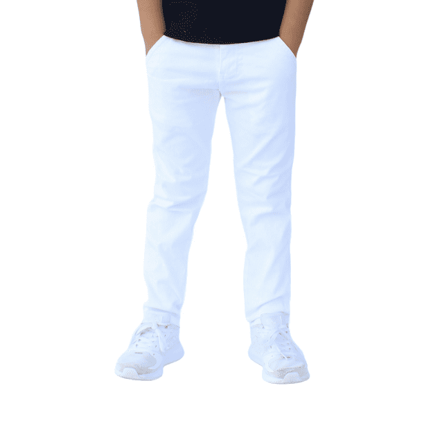 Ropa Pantalon De Gabardina Blanco Hombre Pantalón De Gabardina