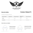 thumbnail image 5 of Playera Jouska Mx Oversize Golden Mujer Gym Deportiva Casual Bodybuilding Relaxed Fit Morada, 5 of 5
