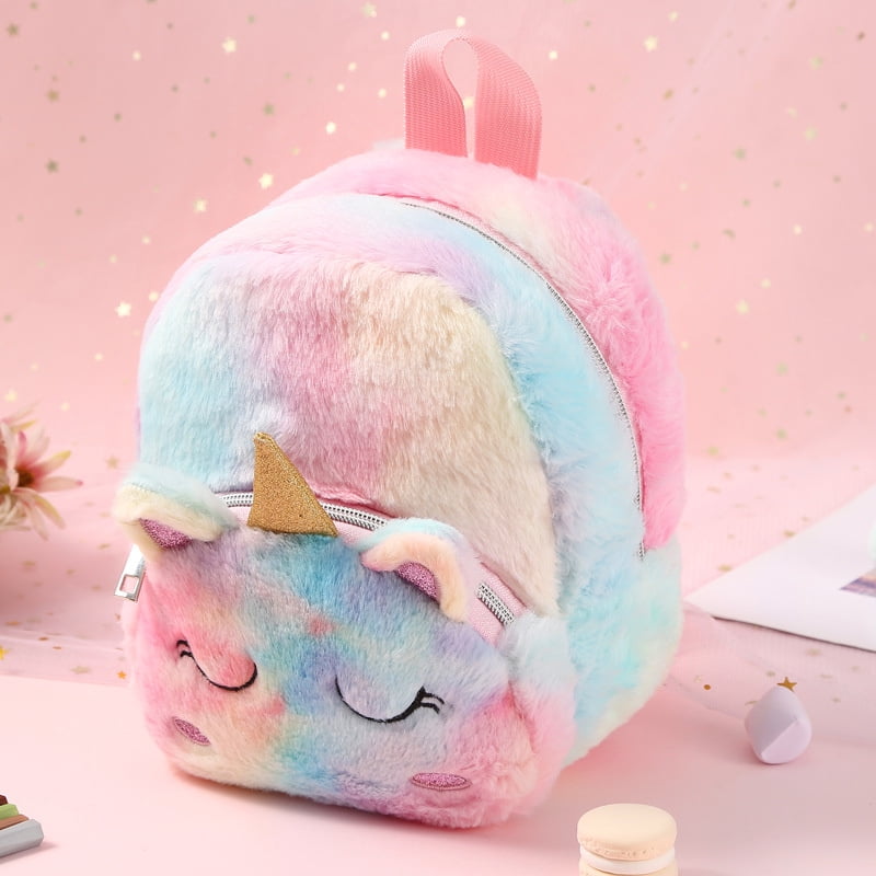Unicorn bag fluffy hotsell
