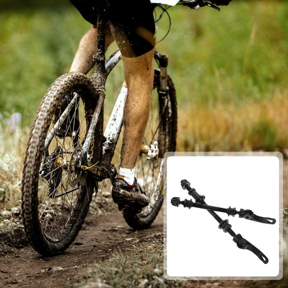 OFFIGAM Bike Axle Quick Release 1Set Black Alloy For Road Mountain Bicycle Parts