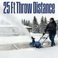 thumbnail image 2 of Open Box Westinghouse WSnow20 Corded Snow Blower 20 Inch, Steel Auger, Dual LED Lights, 1800 Watt Motor, Electric Snow Blower with 25ft Throwing Distance, Plows 680lbs/min, Adjustable Chute, 2 of 6