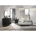thumbnail image 2 of Arini 4-piece Queen Bedroom Set Black and Grey, 2 of 17