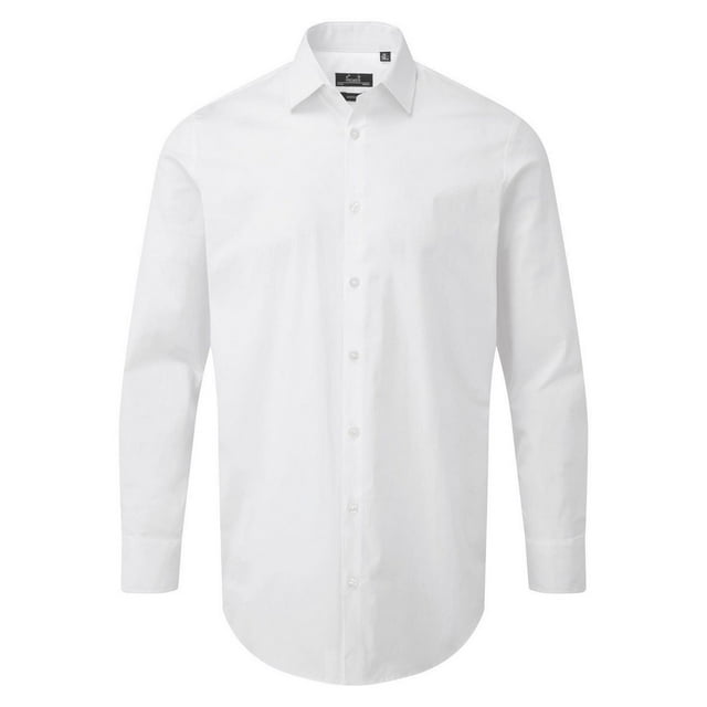 Premier Chemise Adulte Popeline Extensible à Manches Longues
