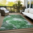 thumbnail image 6 of Addison Rugs Chantille Indoor/Outdoor Transitional Watercolors Emerald Washable Rectangle Rug, 10' x 14', 6 of 6