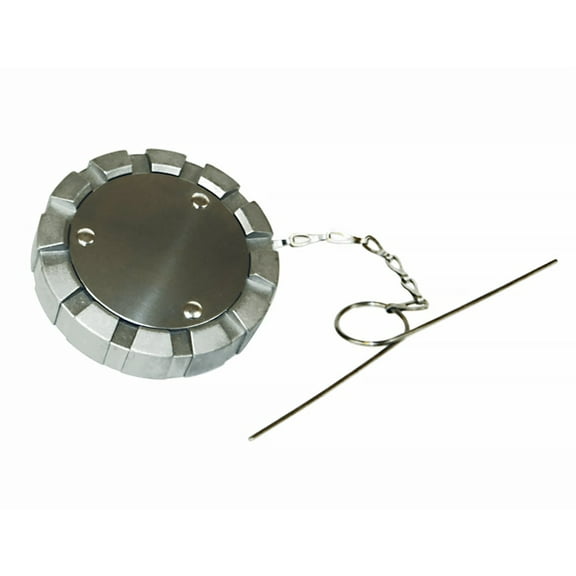3" Aluminum Fuel Cap for Kenworth Trucks - Non-Locking, Vented, and Solid Fuel Cap Replace Kenworth T600, T660, T800, W900, W900B, and W900L Models