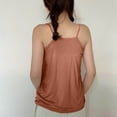 thumbnail image 5 of Plus Size Tank Tops For Women Spaghetti Strap Sleeveless Tees Cut Out Backless Camisole Lounge Breathable Vest Plain Basic Cami Summer Beach Vacation, 5 of 7