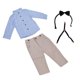 thumbnail image 4 of Conjunto de camisa y pantalón BuyWeek para niño Traje de caballero 3‑6 meses, 4 of 14
