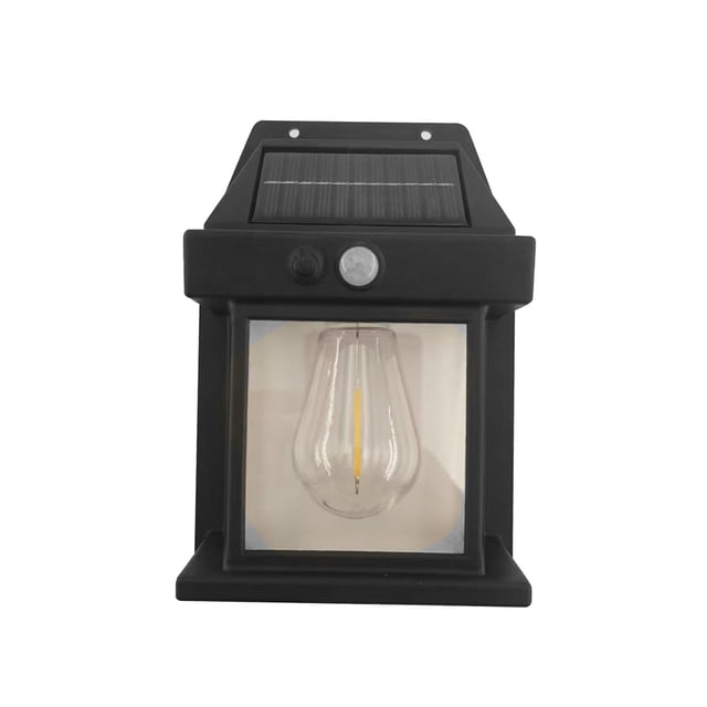 Lámpara de pared solar Sunnimix Aplique de Luz de pared LED Negro Luz de pared al aire libre