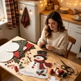 thumbnail image 6 of Clearance! DIY Crafts Christmas Patchwork Fabric Art Kit Handmade Set Sewing Supplies Holiday Project Felt Applique Material Package Home Decoration Gift Adult Beginner, 6 of 6