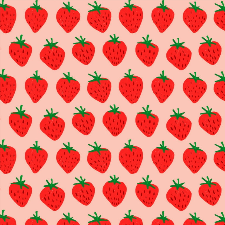 Strawberry Wrapping Paper Made With Your Photos