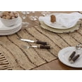 thumbnail image 5 of Saro Lifestyle Cotton Table Runner With Thin Stripe Design, 5 of 5