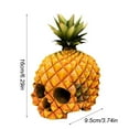 thumbnail image 4 of Pineapple Skull Decor, Scary Skull Sculpture Halloween Statue, Resin Crafts for Decoration, for Halloween Day of The Dead Spooky Decor, 4 of 9