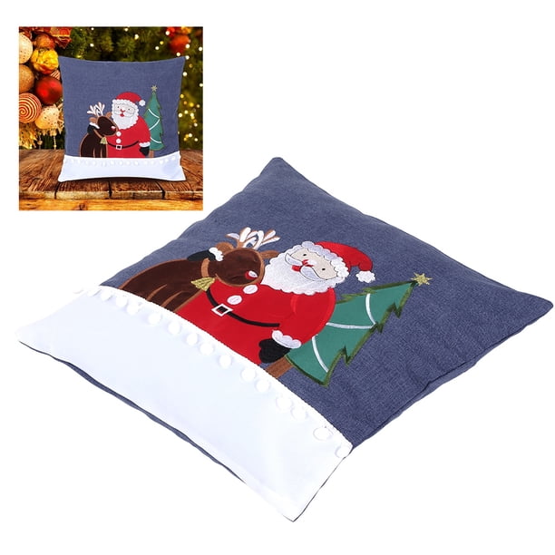 Funda de cojín funda de almohada navideña con cremallera oculta suave para regalo de Navidad decoración del hogar ANGGREK Otros