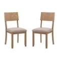 thumbnail image 3 of Linon Jordan Wood Set of Two Dining Chairs in Washed Gray, 3 of 18