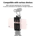 thumbnail image 2 of Inteprter Trípode Puerto de tornillo de 1/4 pulgadas Clip de teléfono Transmisión en vivo Selfie Smartphone Soporte ajustable Senderismo Soporte de Teléfono y Comunicación Tipo 2, 2 of 6