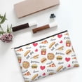 thumbnail image 6 of Cauagu Fast Food for Tyvek Makeup Bag,Reusable Travel Cosmetic Bag Women Organizer Toiletry Bag Birthday,Gifts for Women Girlfriend Mom Teacher 6.5’’*8.9’’, 6 of 7