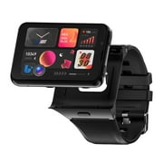 Smart Watch for Men, 4G Smartwatch for Android and iOS 2.88 Inch Touch Screen Android 11 OS 64GB Activity Tracker with Face Unlock Dual Cameras WiFi GPS Detachable Band (Black, 64G)
