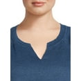 thumbnail image 4 of Terra & Sky Women's Plus Size French Terry Sweatshirt, 4 of 5