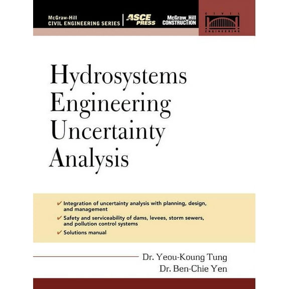 McGraw-Hill Civil Engineering Hydrosystems Engineering Uncertainty Analysis, (Hardcover)