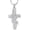 Silver, variant on Butterfly Cross Urn Necklace for Ashes for Women Men Stainless Steel Cremation Jewelry Religious Cross Memorial Pendant for Ash Holder