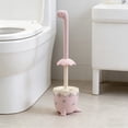 thumbnail image 4 of AURIGATE Egg Shell Toilet Brush with Holder 4.92×19.29in Soft Bristle Toilet Cleaner for Bathroom Deep Cleaning Storage, 4 of 6