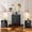 A#Black,1pc dresser+2 pc nightstand, variant on Holliwill Dresser Nightstands Set, 4 Drawers Dresser and 2pcs Bedside Table for Bedroom, Grey