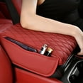 thumbnail image 6 of 1pc Armrest Box Heightening Pad, Car Central Armrest Box Protection Pad, Car Center Control Premium Universal Elbow Support With Storage Bag, 6 of 10