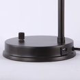 thumbnail image 5 of Better Homes & Gardens Desk Lamp, 20.5 in Bronze Metal with Clear Glass Shade and USB Port, Classic Design, 5 of 7