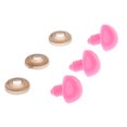 thumbnail image 3 of Nariz de seguridad triangular de 100 piezas 14x18 mm con respaldo para muñeca Rosado Sunnimix Nariz del triángulo de la muñeca, 3 of 8