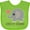 Apple Green, variant on Inktastic Loved by Grammie Boys or Girls Baby Bib